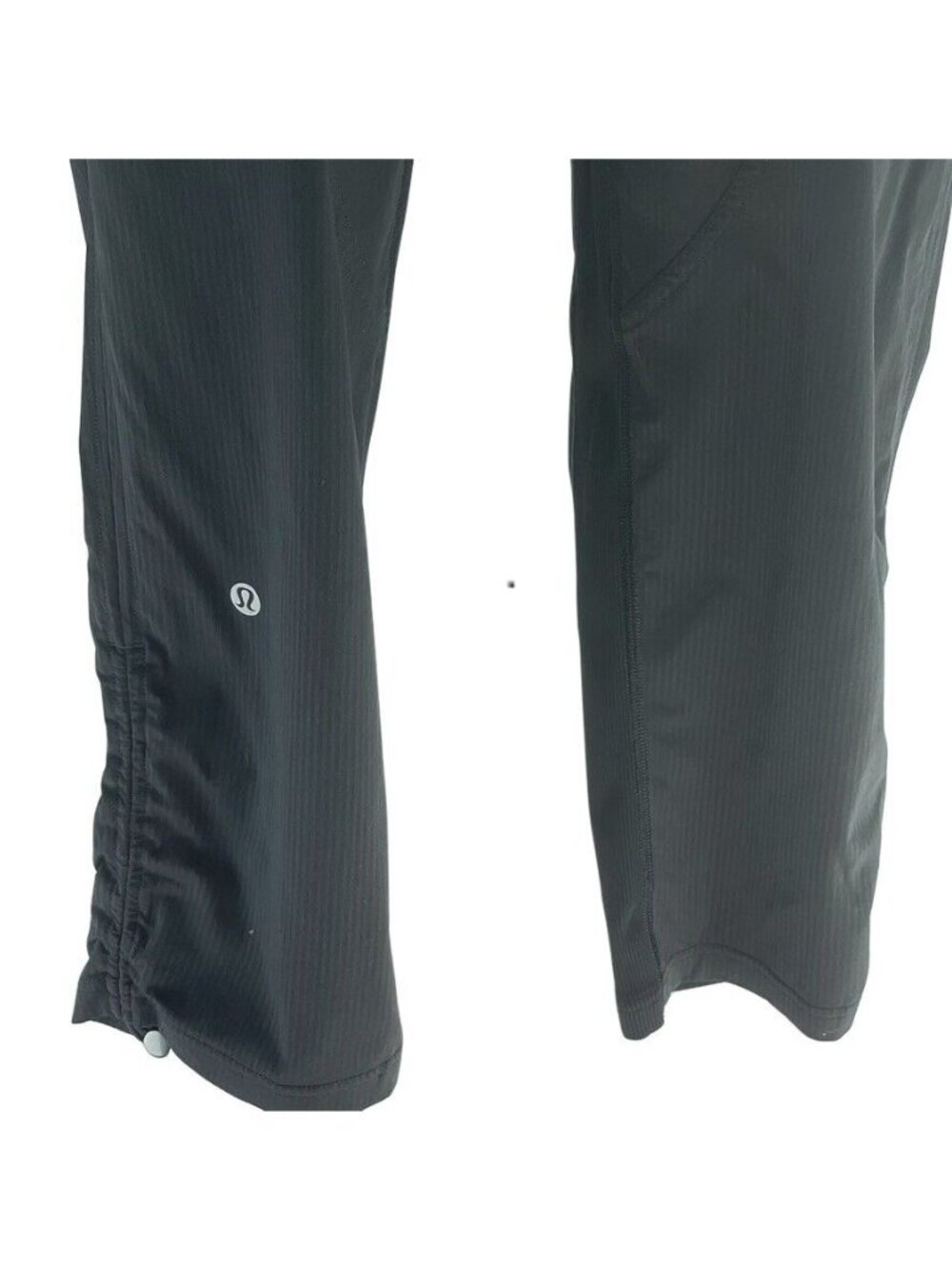 LULULEMON Athletica Dance Studio Cropped Pants Jogger Women's 4 Black Activewear - Picture 9 of 9